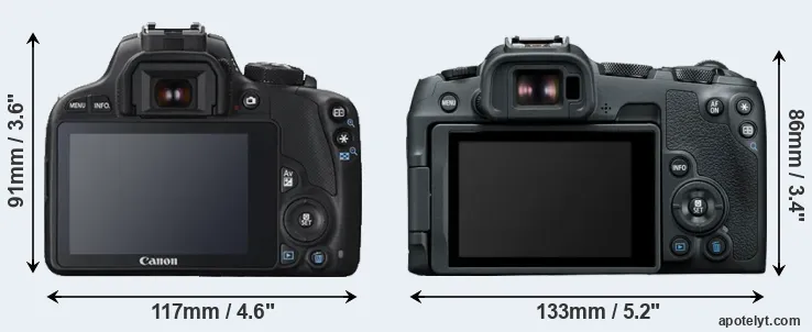 Comparison 100D or R8 rear