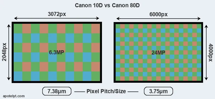 10D versus 80D MP