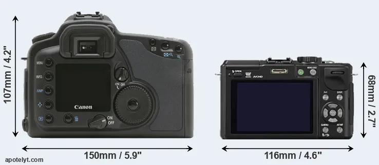 Comparison 10D or GX1 rear