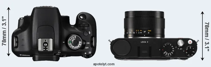 Compare 1200D versus X Typ 113 top