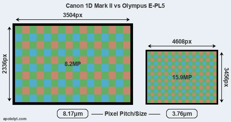 1D Mark II versus E-PL5 MP