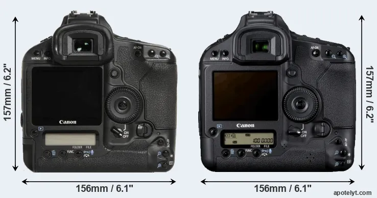 Comparison 1D Mark III or 1D Mark IV rear