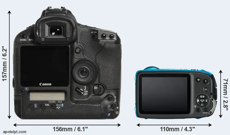 Comparison 1D Mark III or XP130 rear