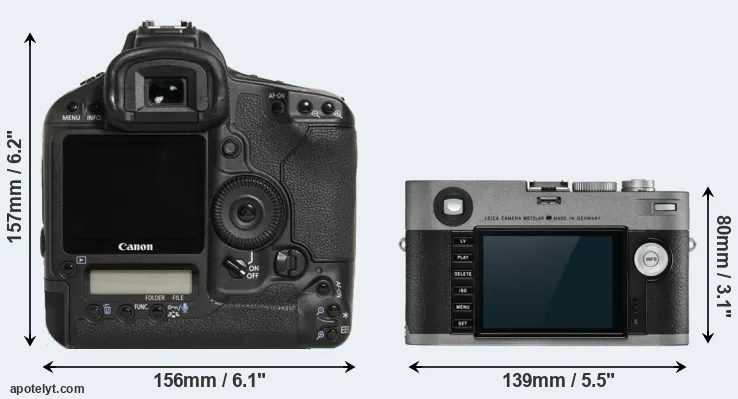 Comparison 1D Mark III or M-E Typ 240 rear