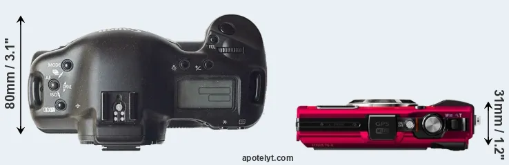 Compare 1D versus TG-4 top