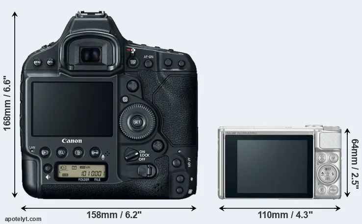 Comparison 1DX Mark II or SX730 rear