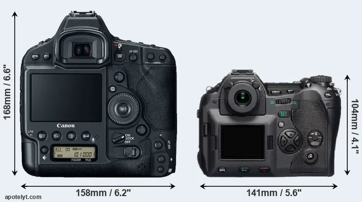 Comparison 1DX Mark II or E-1 rear