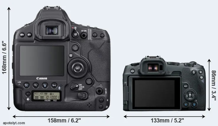 Comparison 1DX Mark III or R8 rear