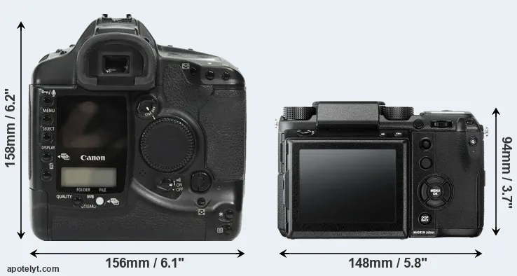 Comparison 1Ds or GFX 50S rear