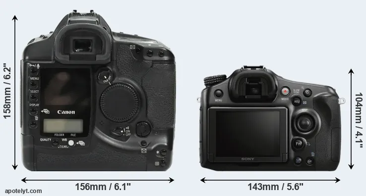 Comparison 1Ds or A68 rear