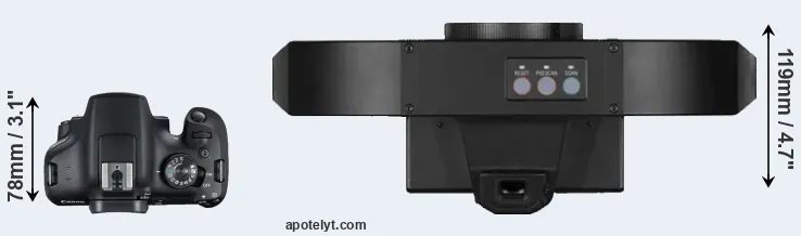 Compare 2000D versus S1 top
