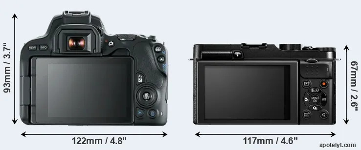 Comparison 200D or X-M1 rear