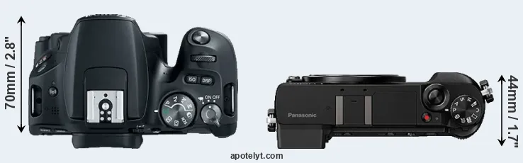 Compare 200D versus GX80 top