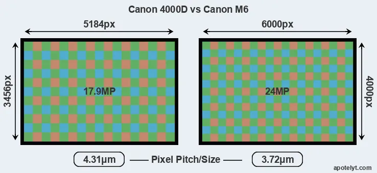 4000D versus M6 MP