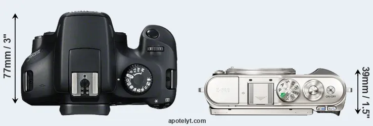 Compare 4000D versus E-PL9 top