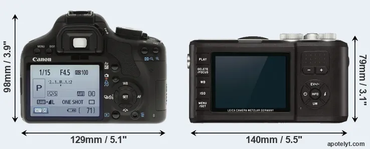 Comparison 500D or X-U Typ 113 rear