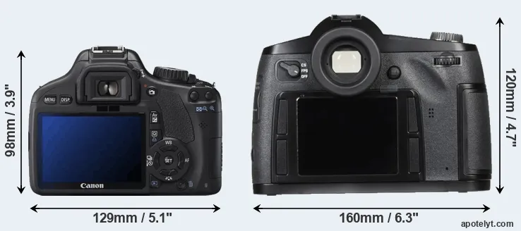 Comparison 550D or S Typ 007 rear