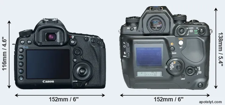 Comparison 5D Mark III or N Digital rear