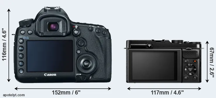 Comparison 5D Mark III or X-M1 rear