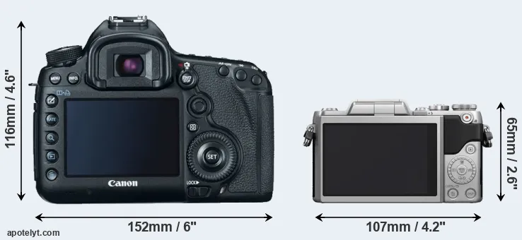 Comparison 5D Mark III or GF7 rear
