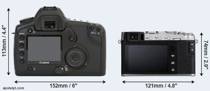 Comparison 5D or X-E3 rear