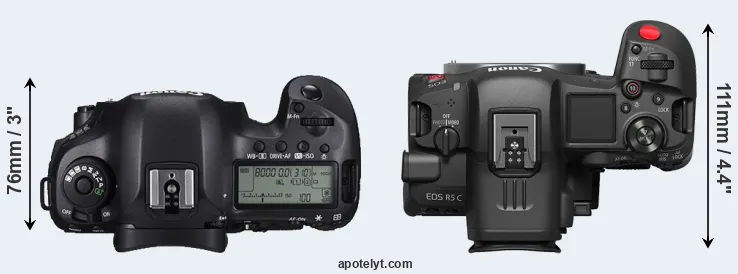Compare 5DS R versus R5 C top