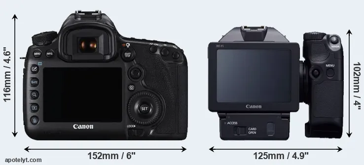 Comparison 5DS R or XC10 rear