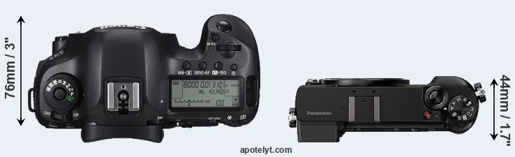 Compare 5DS R versus GX80 top