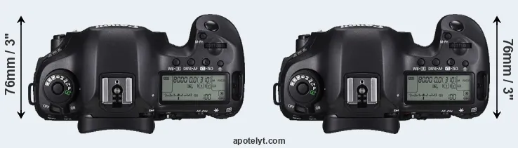 Compare 5DS versus 5DS R top