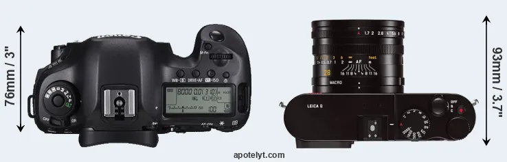 Compare 5DS versus Q Typ 116 top