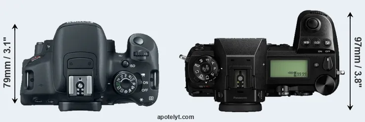 Compare 700D versus S1R top
