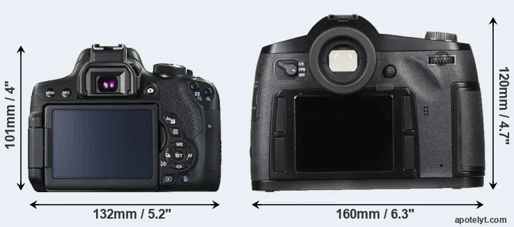 Comparison 750D or S Typ 007 rear