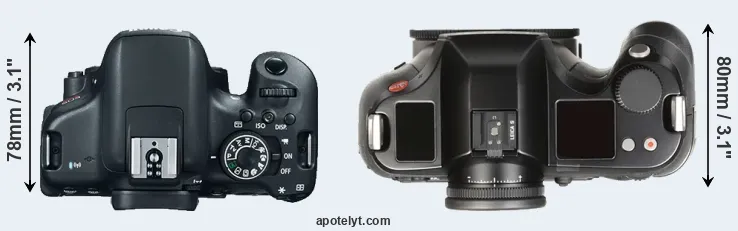 Compare 750D versus S Typ 007 top