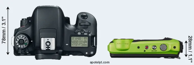 Compare 760D versus XP120 top