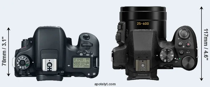 Compare 760D versus FZ330 top