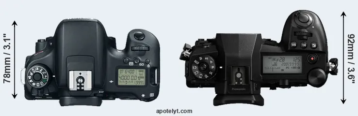 Compare 760D versus G9 top