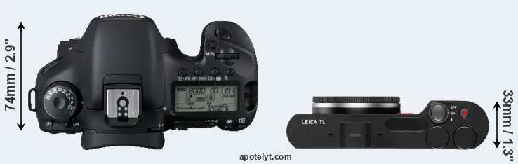 Compare 7D versus TL top