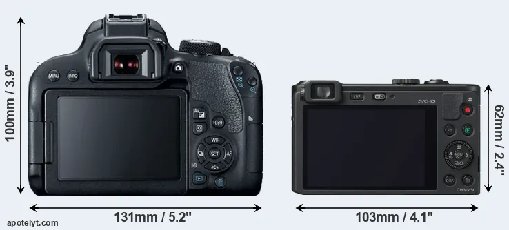 Comparison 800D or LF1 rear