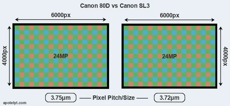 80D versus SL3 MP