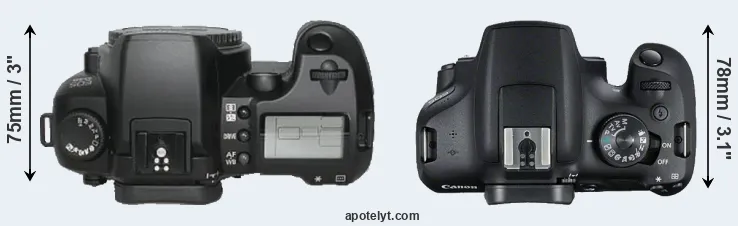 Compare D30 versus T7 top