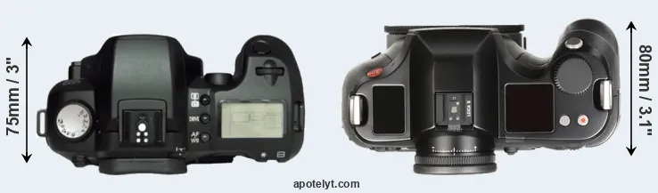 Compare D60 versus S Typ 007 top