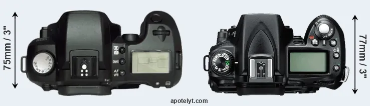 Compare D60 versus D90 top