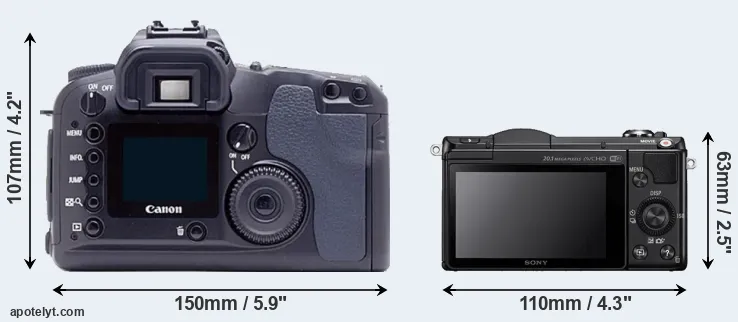 Comparison D60 or A5000 rear