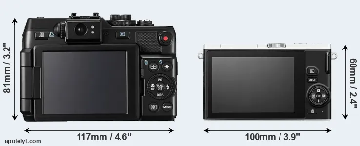 Comparison G1X or J4 rear