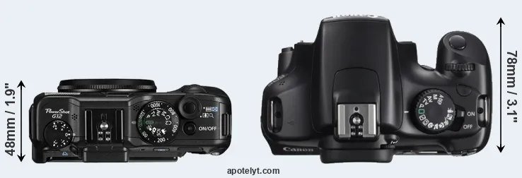 Compare G12 versus T3 top