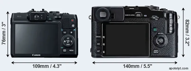 Comparison G16 or X-Pro1 rear