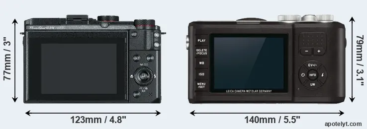 Comparison G3X or X-U Typ 113 rear