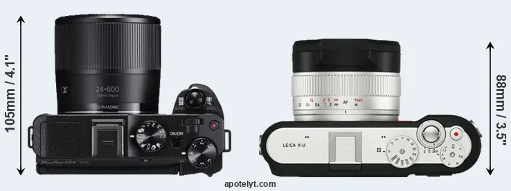 Compare G3X versus X-U Typ 113 top