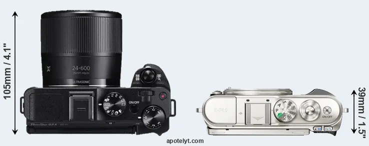 Compare G3X versus E-PL9 top