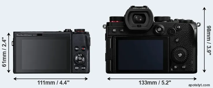 Comparison G5X Mark II or S5 rear